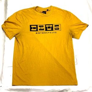 Deus Ex Machina Overturn Tee Yellow Medium